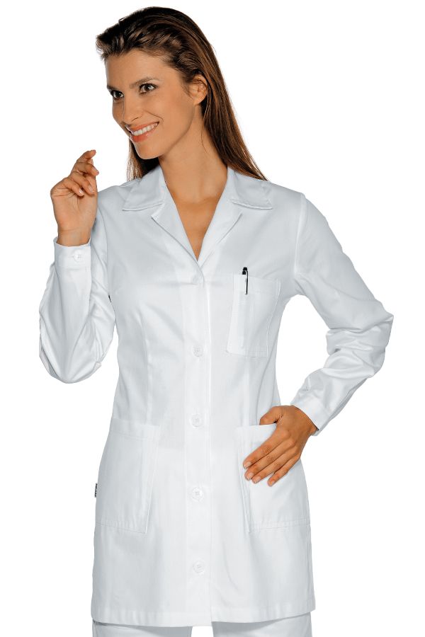 Casacca Donna Marbella Bianco Bottoni Classici