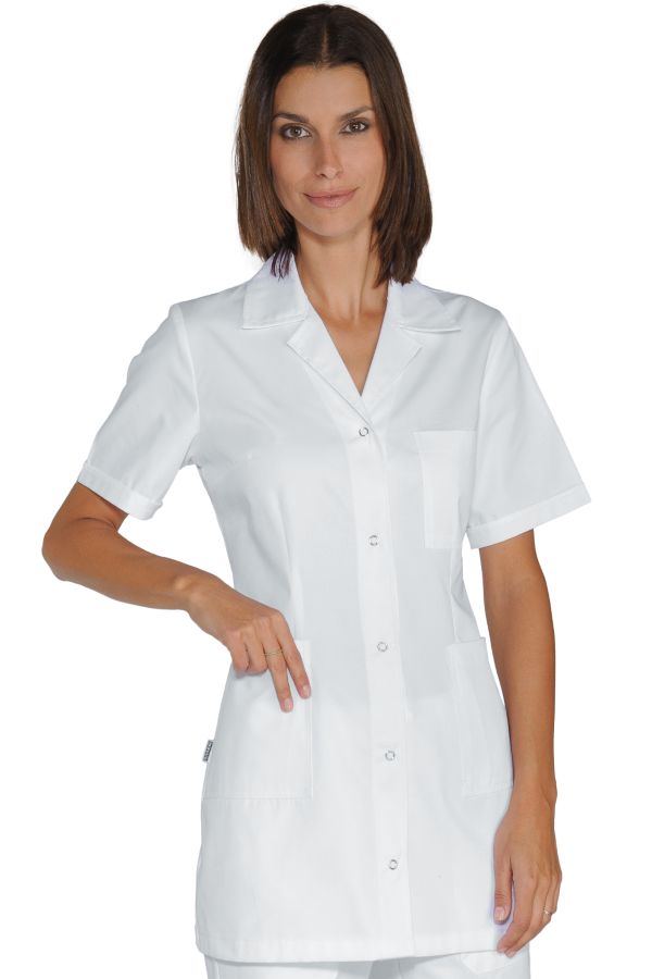 Casacca Donna Marbella Bianco a Pressione