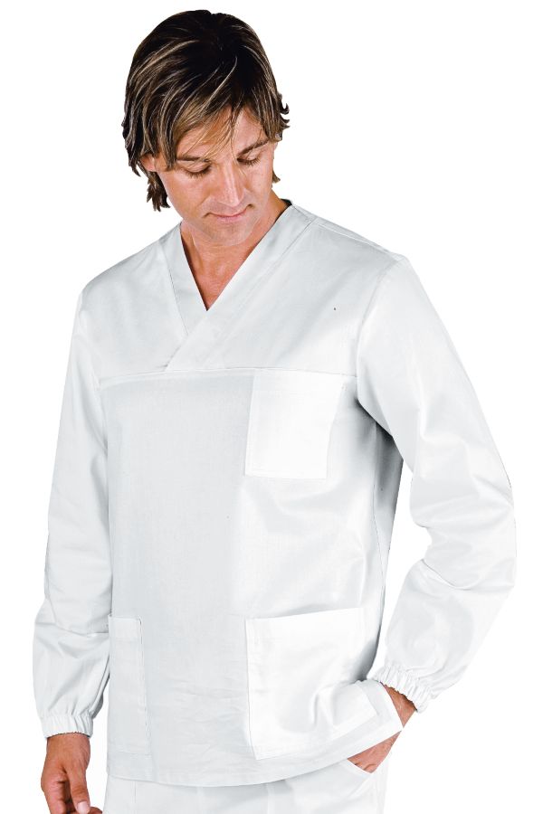 Casacca Unisex Collo a V 3 Tasche