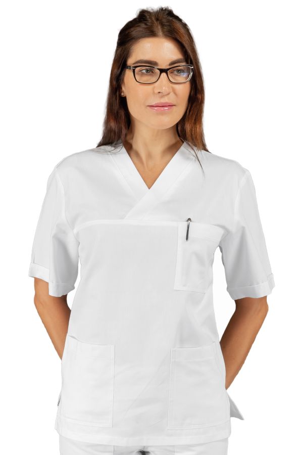 Casacca Unisex Collo a V 3 Tasche