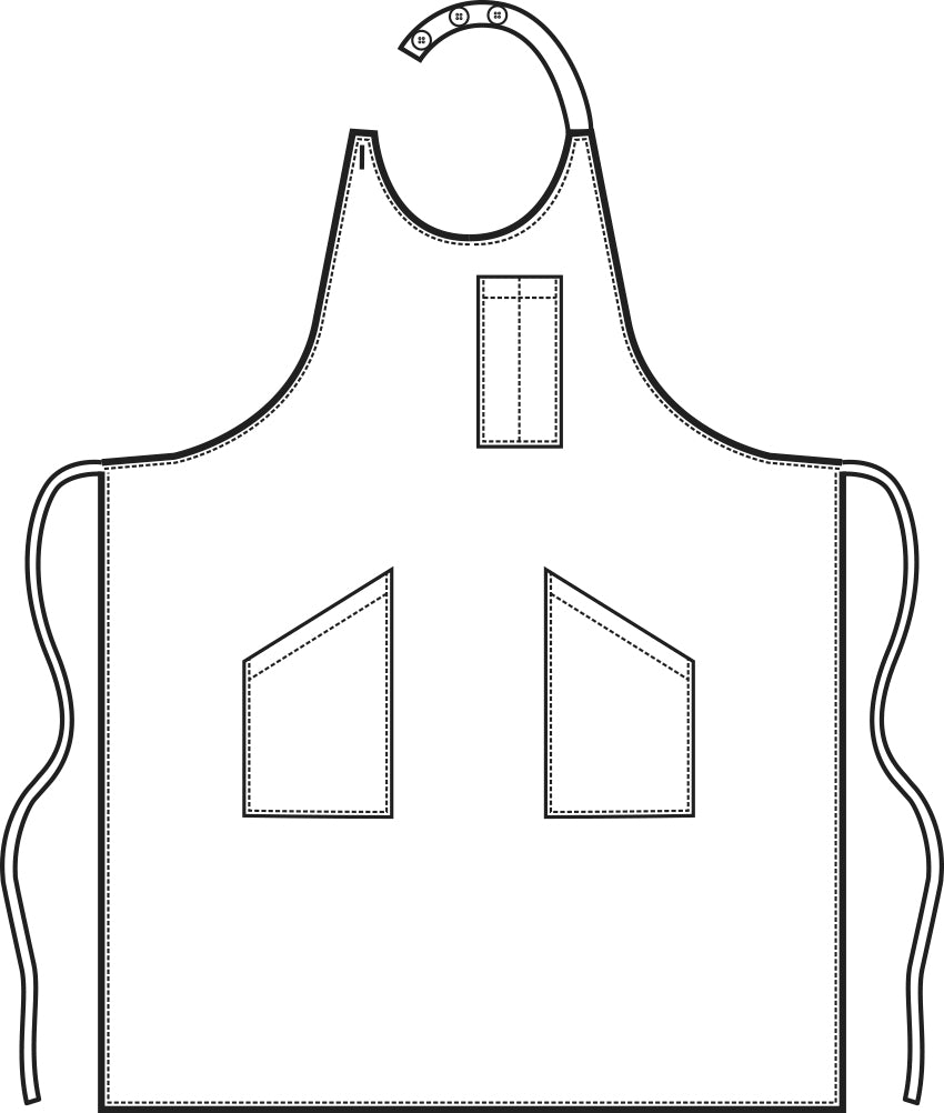 Grembiule Pettorina Unisex Sommelier