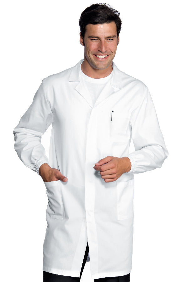 Camice Uomo Bianco Bottoni a Pressione