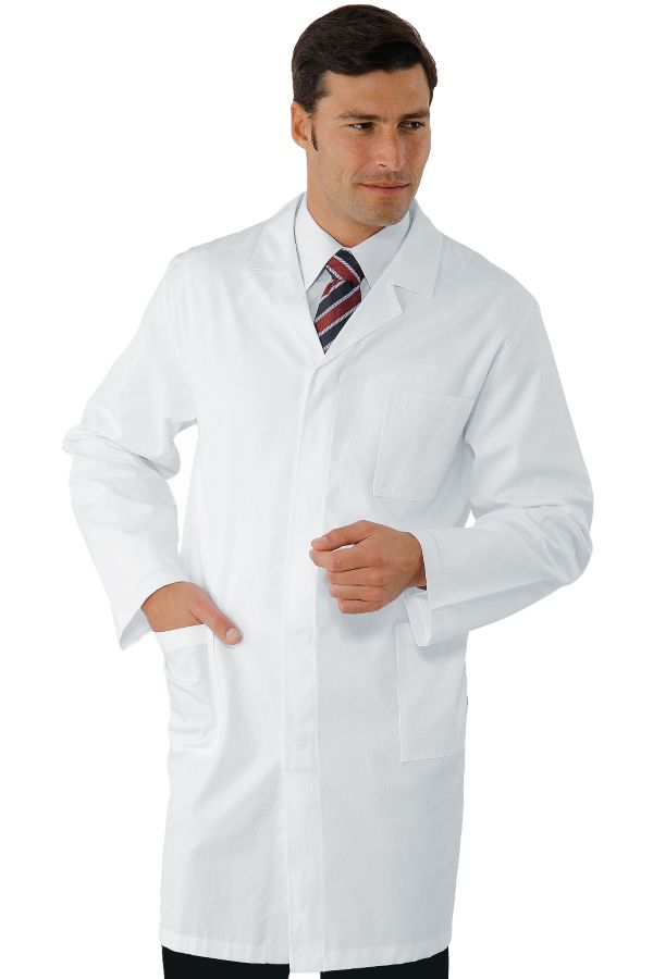 Camice Uomo Bianco Bottoni Classici