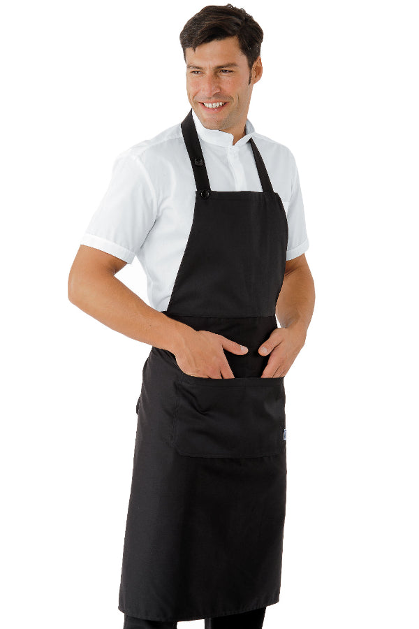 Grembiuli Pettorina Colore Nero