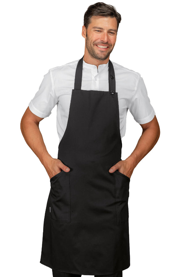 Grembiuli Pettorina Colore Nero