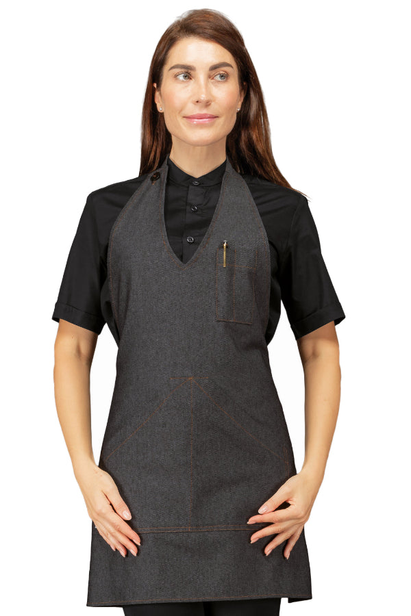 Grembiuli Pettorina Colore Jeans