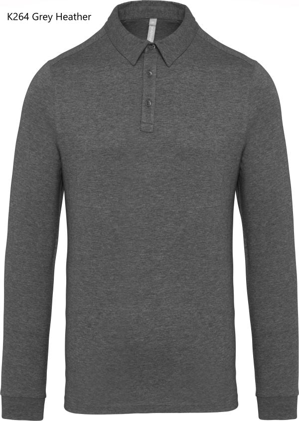 Polo Uomo Oeko Jersey Manica Lunga