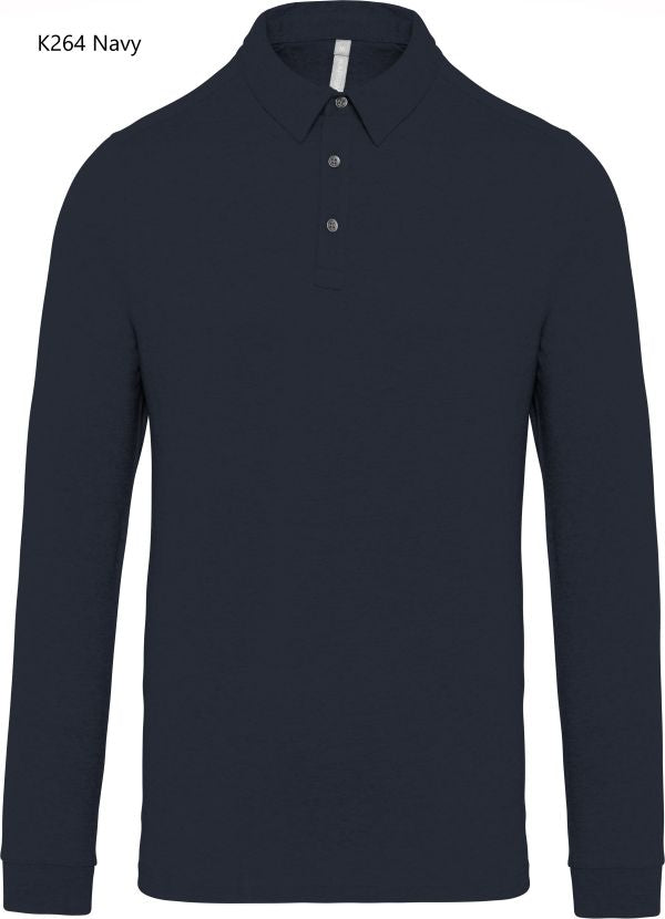 Polo Uomo Oeko Jersey Manica Lunga