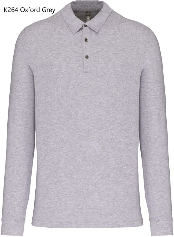 Polo Uomo Oeko Jersey Manica Lunga