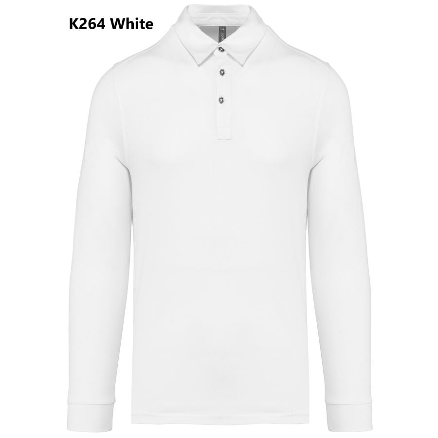 Polo Uomo Oeko Jersey Manica Lunga