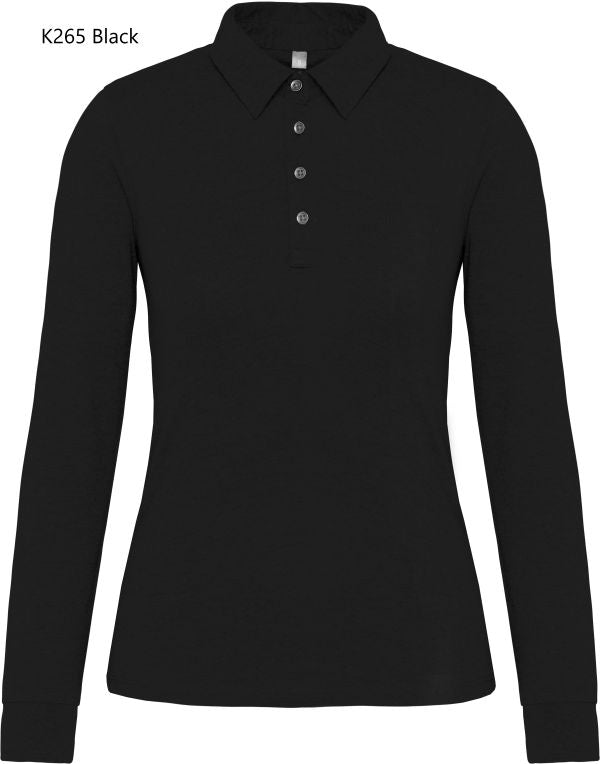 Polo Donna Oeko Jersey Manica Lunga