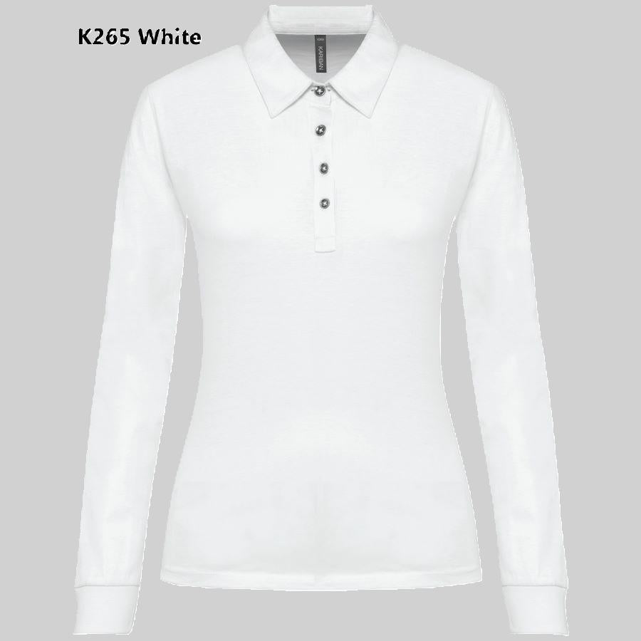 Polo Donna Oeko Jersey Manica Lunga