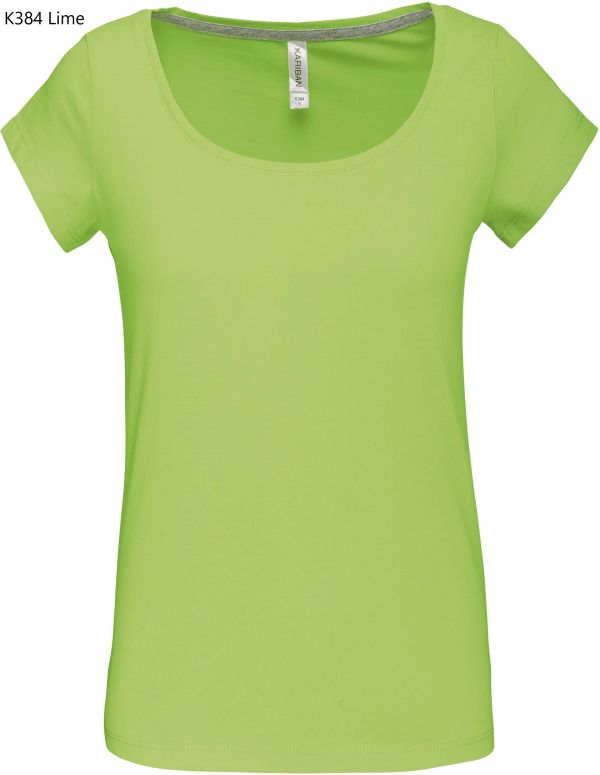 T-Shirt Donna Oeko Enzimi Scollo a Barca