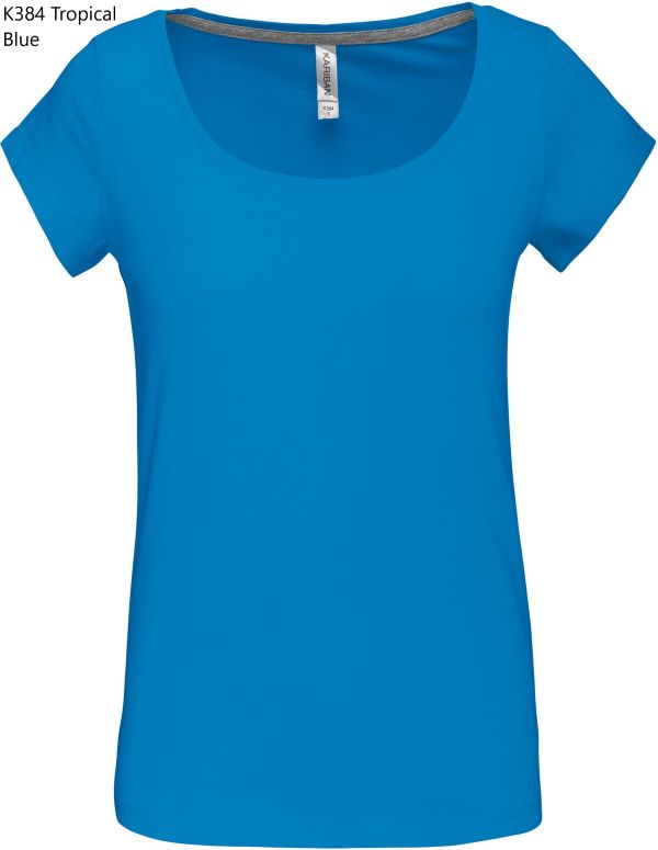 T-Shirt Donna Oeko Enzimi Scollo a Barca