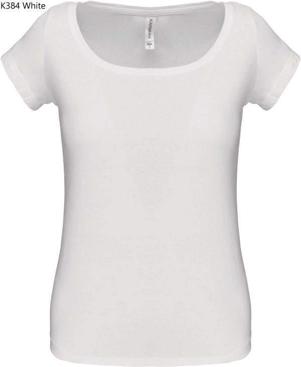 T-Shirt Donna Oeko Enzimi Scollo a Barca