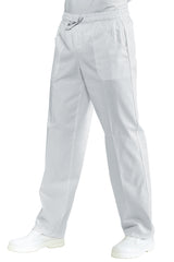 Pantaloni Unisex con Elastico Bianco