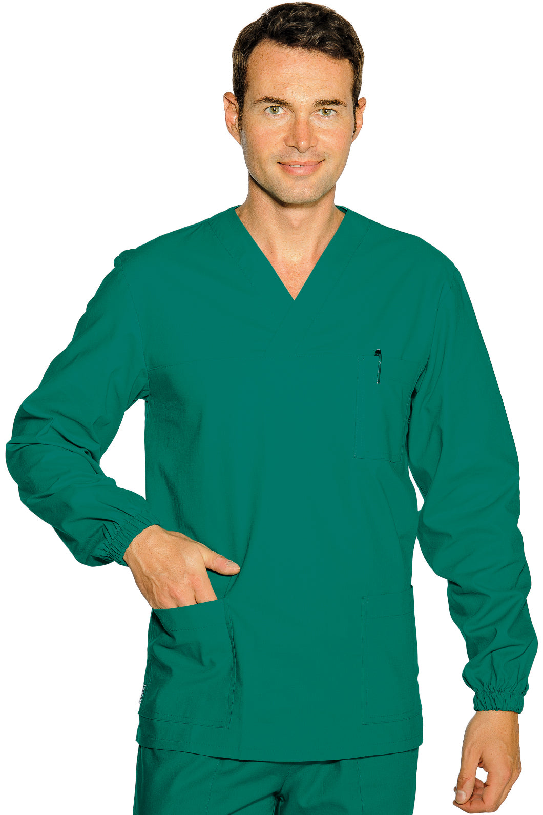 Casacca Unisex Collo a V 3 Tasche