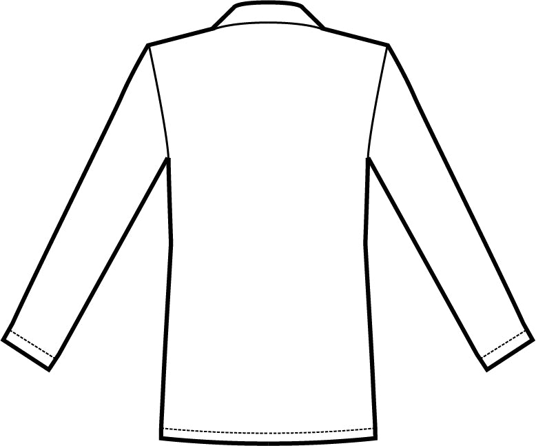 Casacca Uomo Bianco Bottoni a Pressione