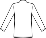 Casacca Uomo Bianco Bottoni a Pressione