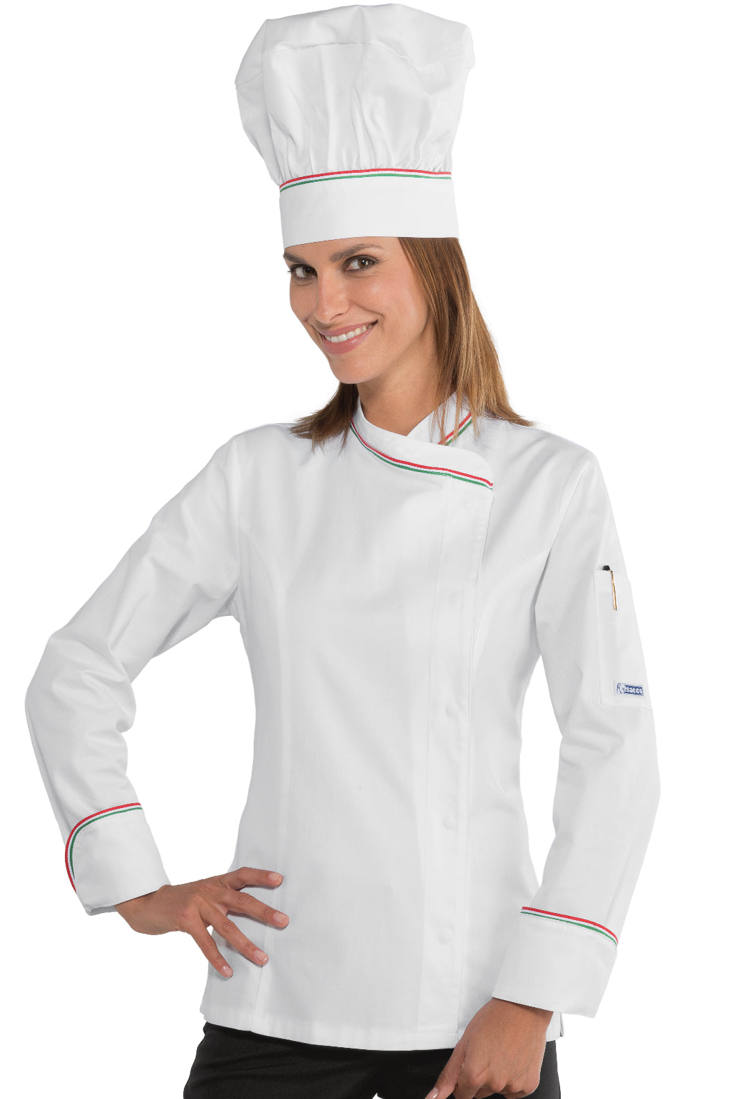 Giacca Cuoco Donna Snaps Cotone