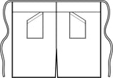 Grembiule Vita Unisex Versailles