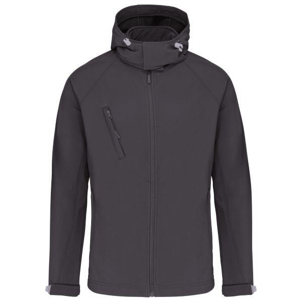 Giacca Softshell Oeko Cappuccio staccabile