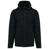Giacca Softshell Oeko Cappuccio e Maniche staccabili