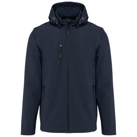 Giacca Softshell Oeko Cappuccio e Maniche staccabili