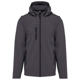 Giacca Softshell Oeko Cappuccio e Maniche staccabili