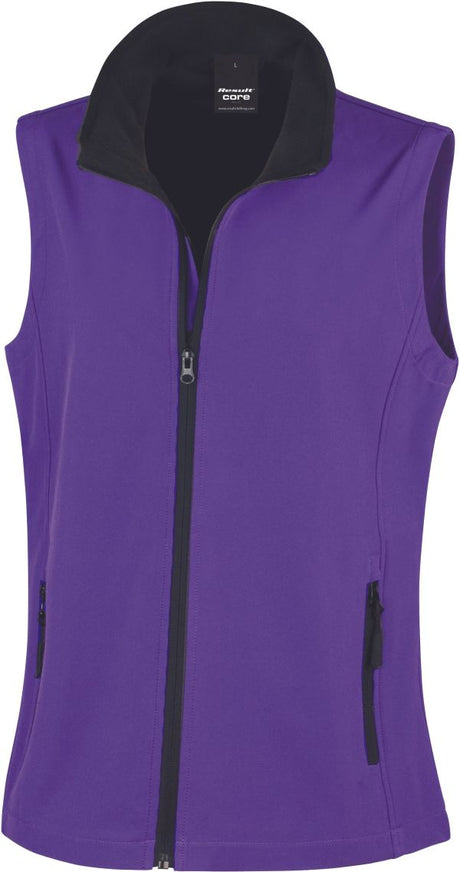 Softshell smanicato stampabile