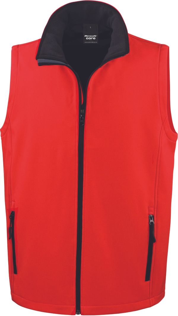 Softshell smanicato stampabile