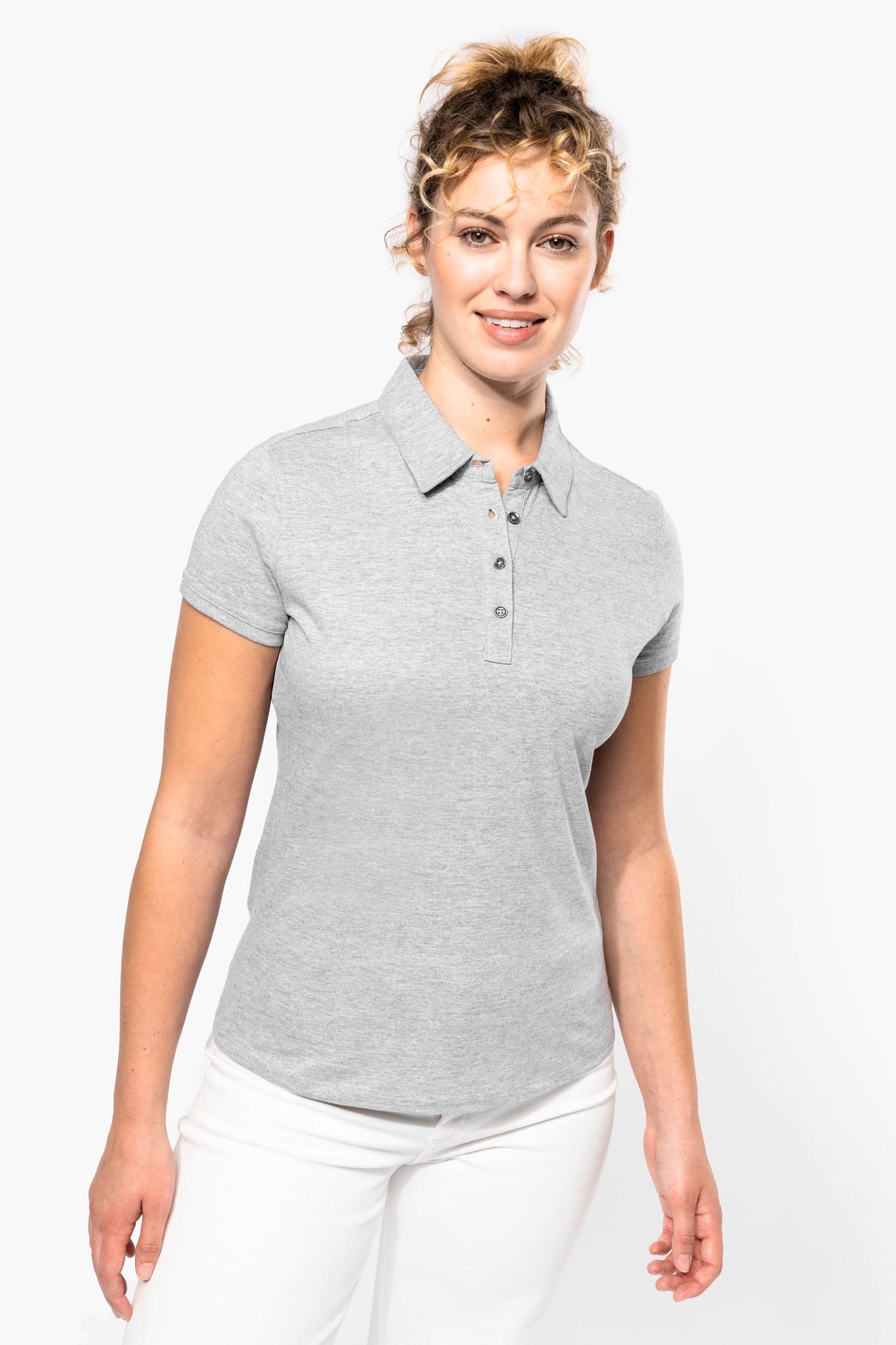 Polo Donna Oeko Jersey Manica Corta