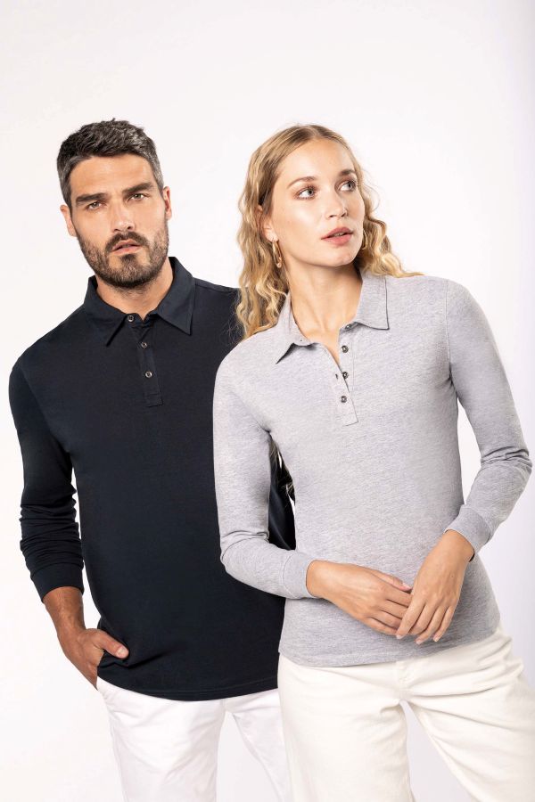 Polo Oeko Jersey Manica Lunga