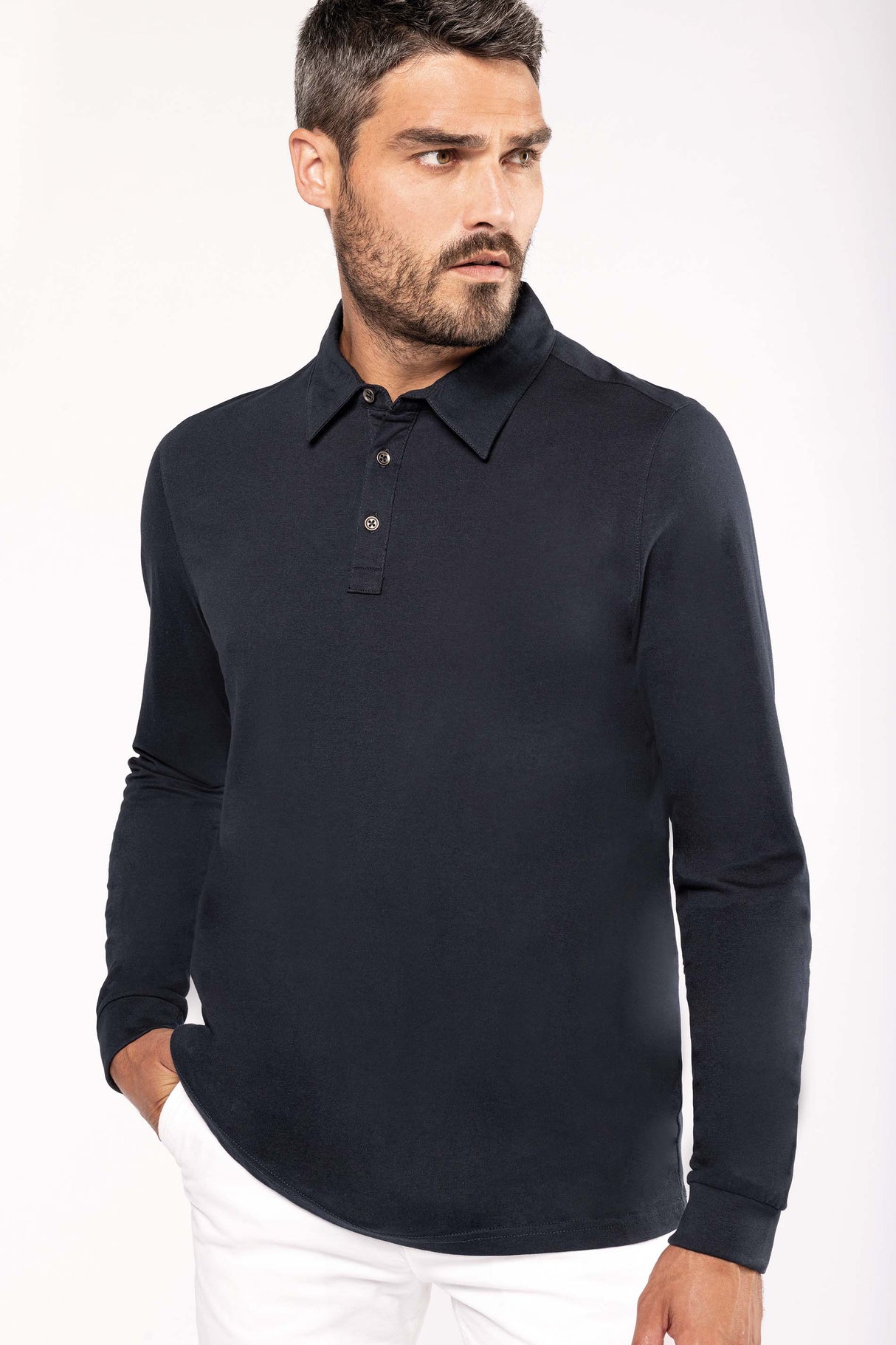 Polo Uomo Oeko Jersey Manica Lunga