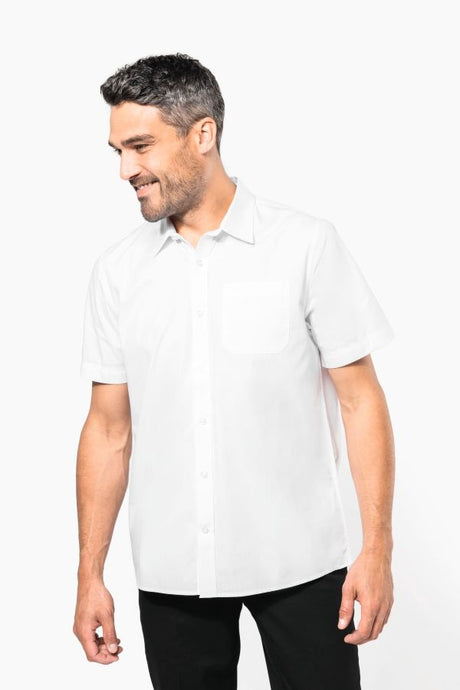 Camicia Uomo Popeline Cotone con Taschino