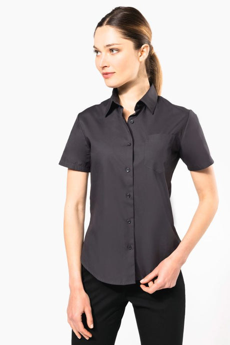 Camicetta Donna Popeline Cotone con Taschino