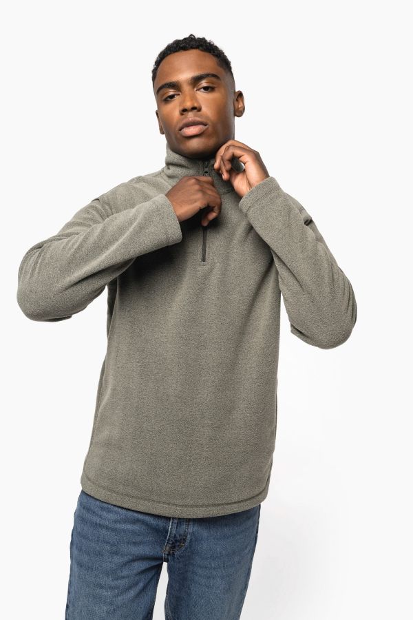 Giacca Oeko Micropile con Zip 1/4