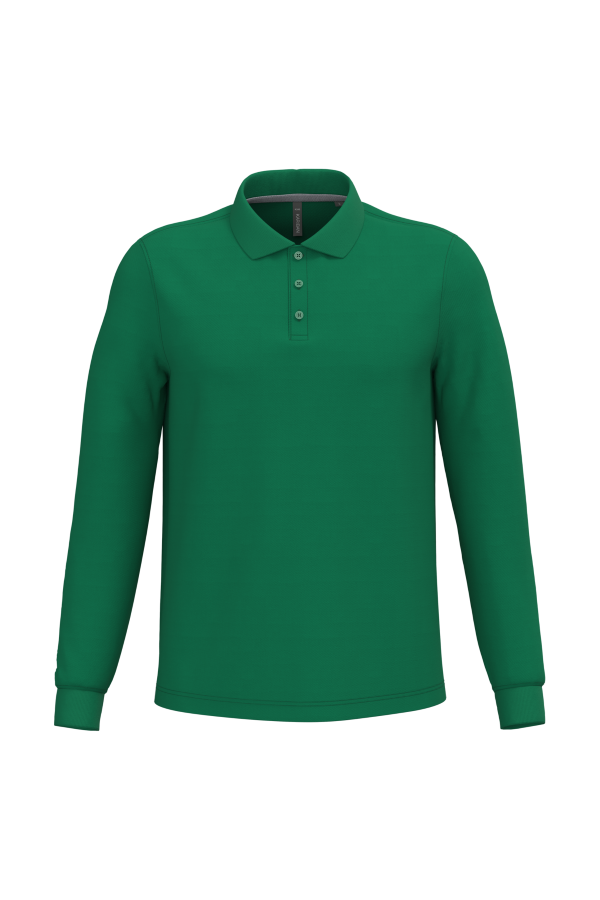 Polo Uomo Oeko Piqué Manica Lunga