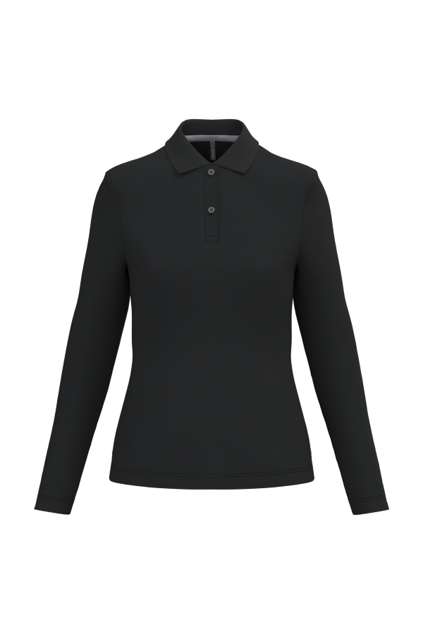 Polo Donna Oeko Piqué Manica Lunga