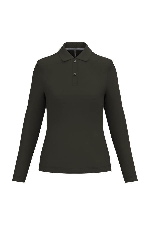 Polo Donna Oeko Piqué Manica Lunga