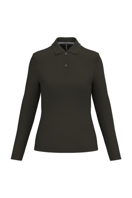 Polo Donna Oeko Piqué Manica Lunga