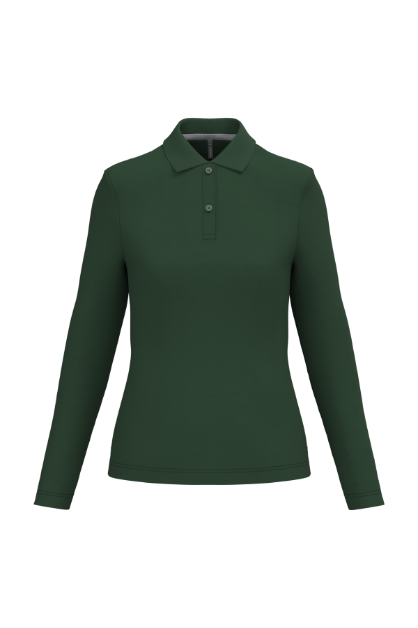 Polo Donna Oeko Piqué Manica Lunga