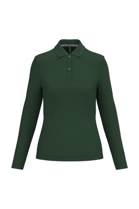 Polo Donna Oeko Piqué Manica Lunga