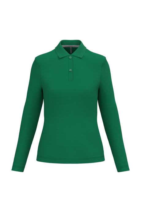 Polo Donna Oeko Piqué Manica Lunga