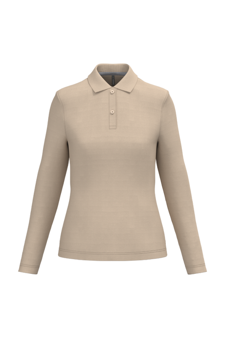 Polo Donna Oeko Piqué Manica Lunga