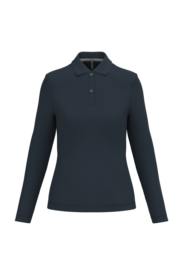 Polo Donna Oeko Piqué Manica Lunga