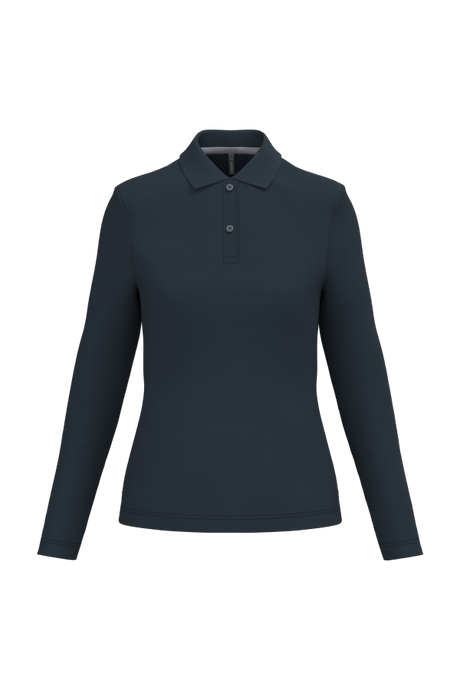 Polo Donna Oeko Piqué Manica Lunga