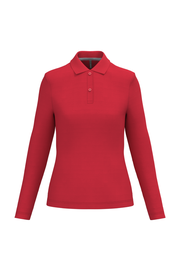 Polo Donna Oeko Piqué Manica Lunga