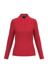 Polo Donna Oeko Piqué Manica Lunga