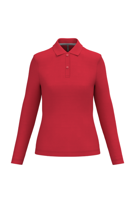 Polo Donna Oeko Piqué Manica Lunga